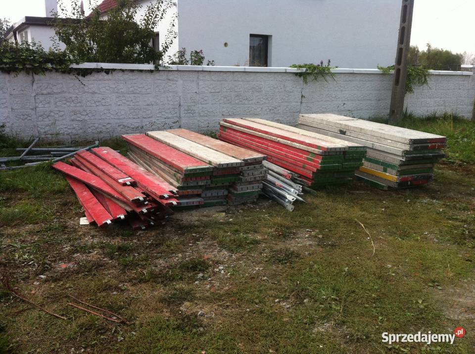 Rusztowanie elewacyjne 82 m2 używane 10x82 m Stare Siołkowice sprzedam