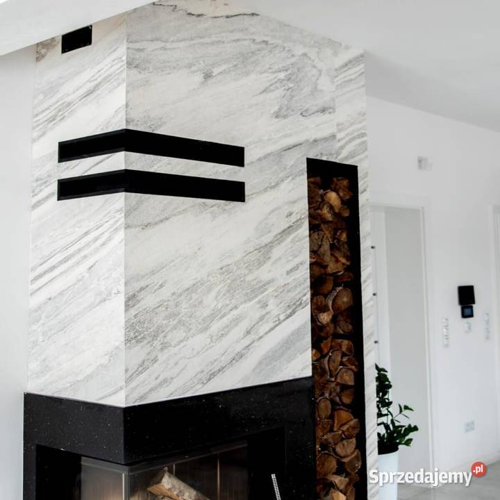 Fornir Kamienny White Marble 2MM 305x122x02 Gdynia