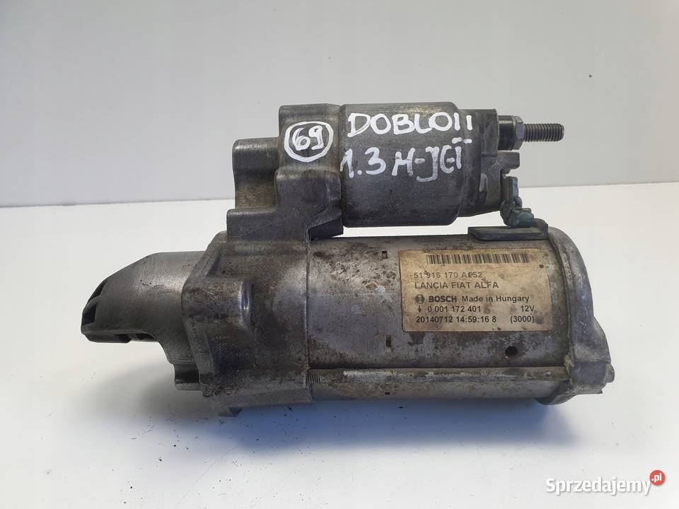 Fiat Doblo II 13 MJET ROZRUSZNIK 51916170 bosch osobowe Janów