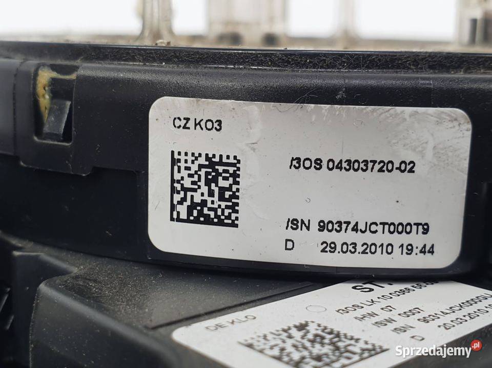 PRZEŁĄCZNIK ZESPOLONY AUDI A8 D4 4H0953502B Pozostałe Lipno