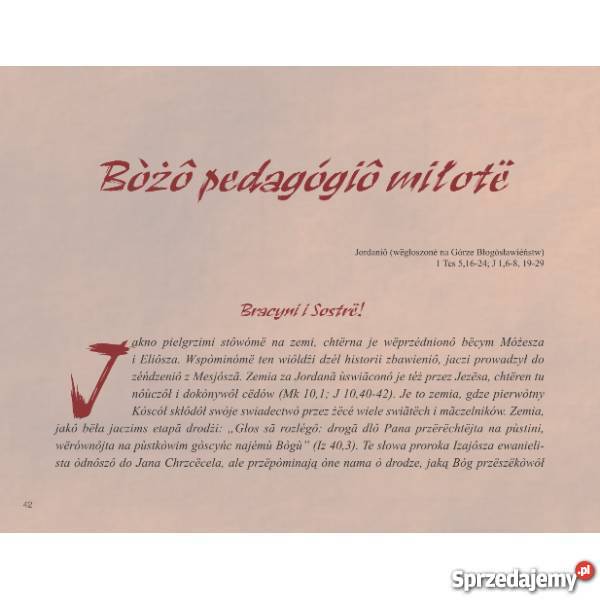 Kaszubi w biblijnej krainie 10 latach w Pater pomorskie Wejherowo