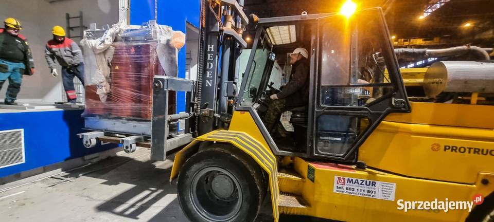 Kraków Wózki widłowe Załadunek Rozładunek maszyn Transport