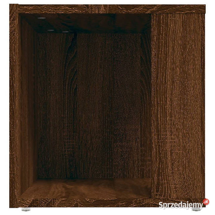 Stolik boczny brązowy dąb 33x33x345 WM816022 Stoły Warszawa