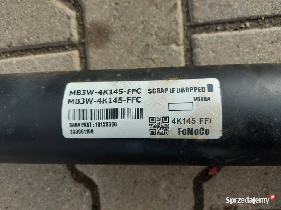 Ford Ranger VI 6 20 TDCI Wał napędowy sprzedam