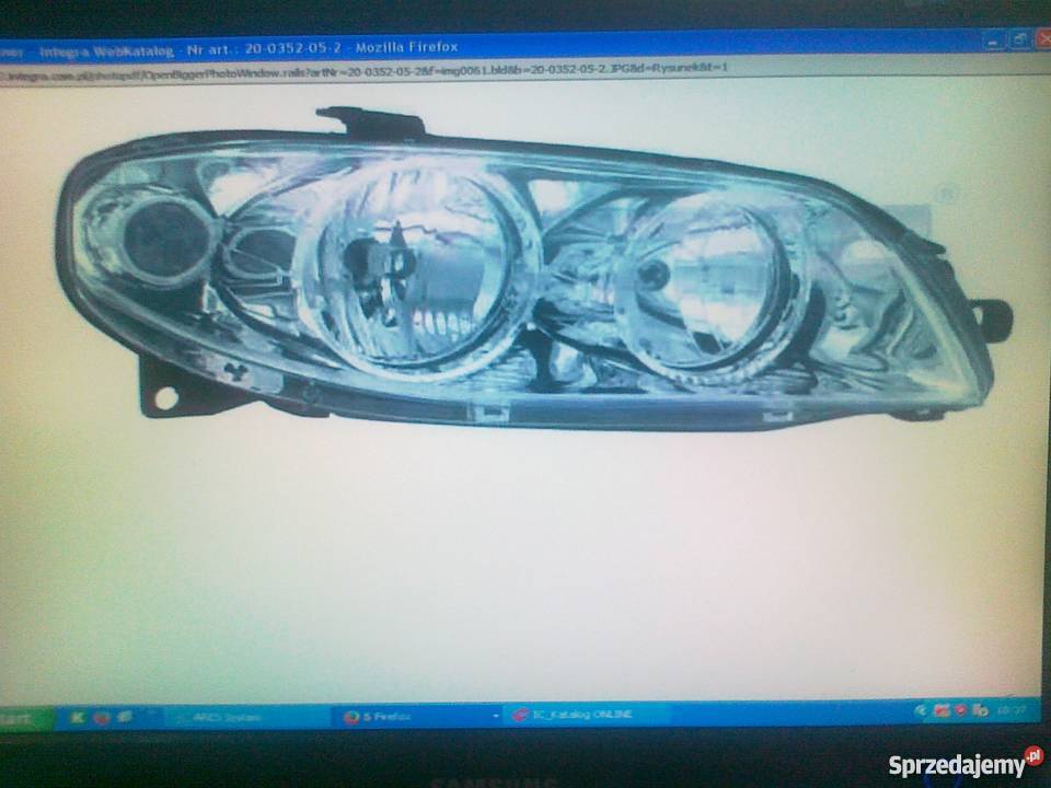 REFLEKTOR PR Z SILNIKIEM H1H7 DO FIAT PUNTO osobowe