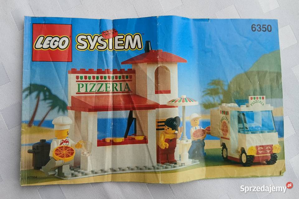 6350 LEGO Zestaw Kompletny Instrukcja Pizzeria U śląskie Bielsko-Biała