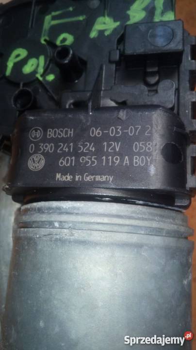 Mechanizm wycieraczek SKODA FABIA POLO osobowe wielkopolskie Margonin sprzedam