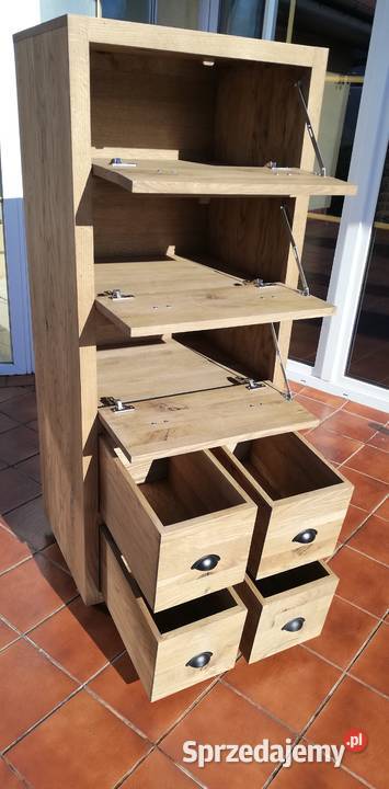 Szafka dębowa lite drewno loft komoda drewniana Garwolin