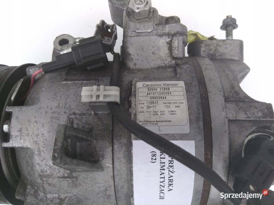 SPRĘŻARKA KLIMATYZACJI 1CB0B INFINITI FX35 FX37