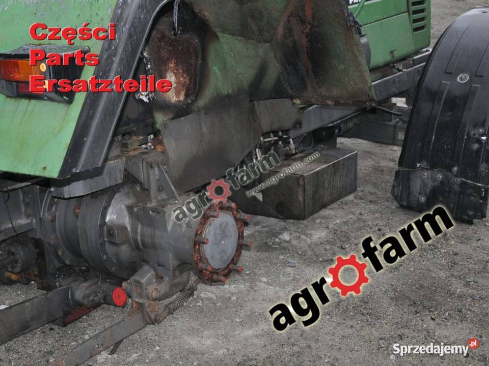 Fendt 612 LSA części skrzynia biegów most Byków