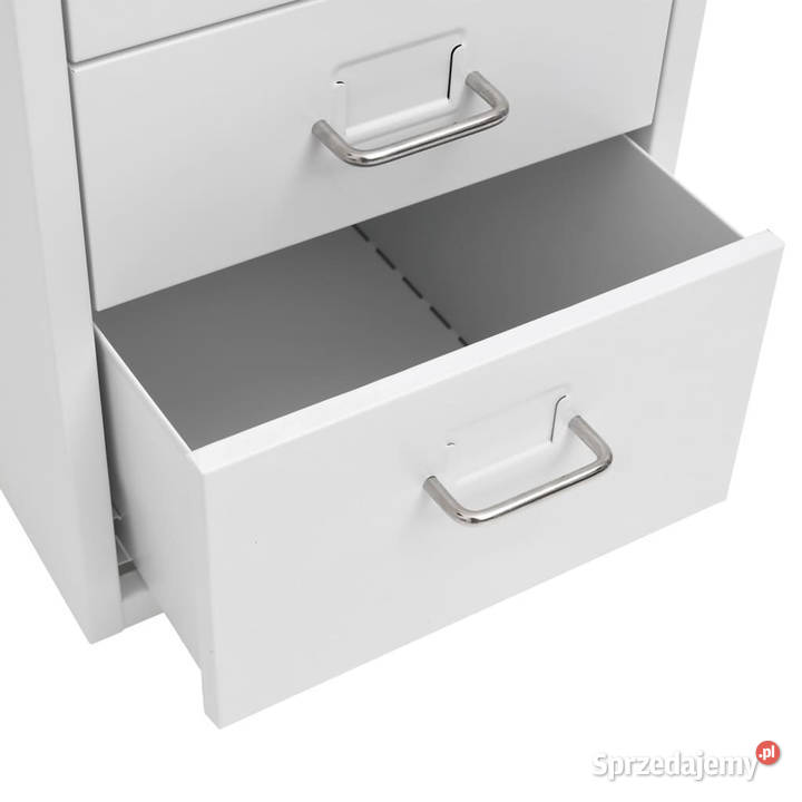 Mobilna szafka kartotekowa szara 28x41x69