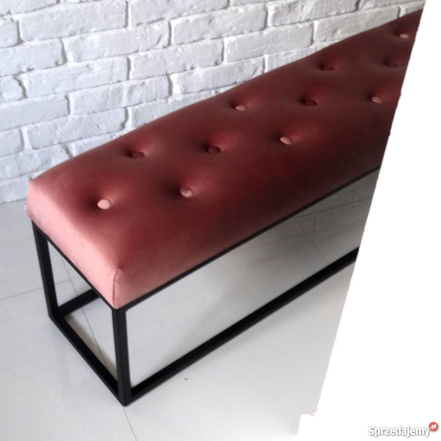 Loft ławka na metalowym stelażu konstrukcji łódzkie sprzedam