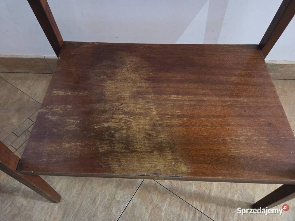 Stolik patyczak PRL baza do renowacji vintage Dobrzykowice