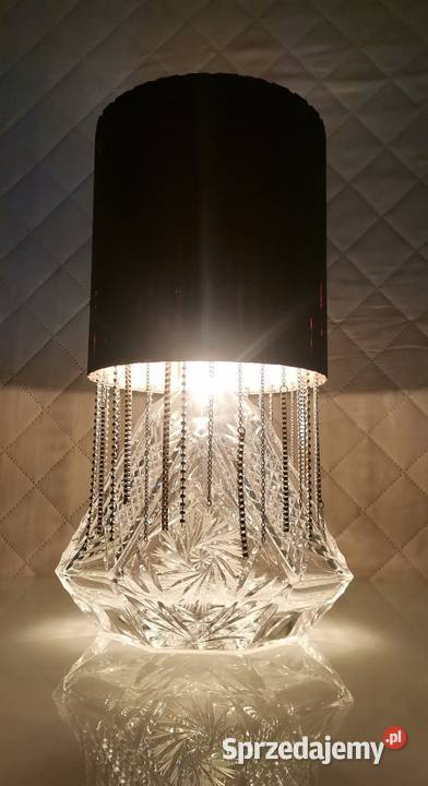 Lampa stołowa z kryształu GLAMOUR Lampy Trzcianka