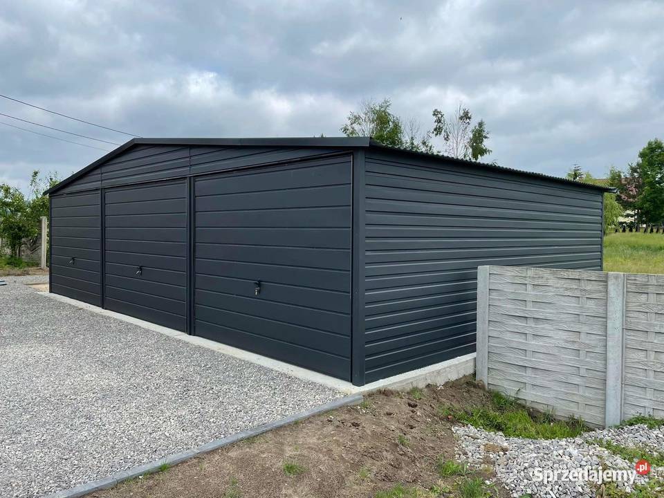 Garaż blaszany 9x5 Wzmocniony profilami Sprzedaż Wejherowo