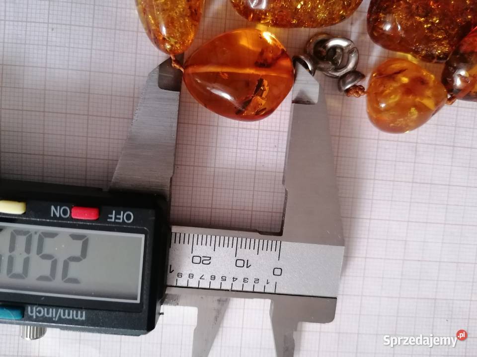 Naszyjnik Bursztyn bałtycki 87gram Białystok