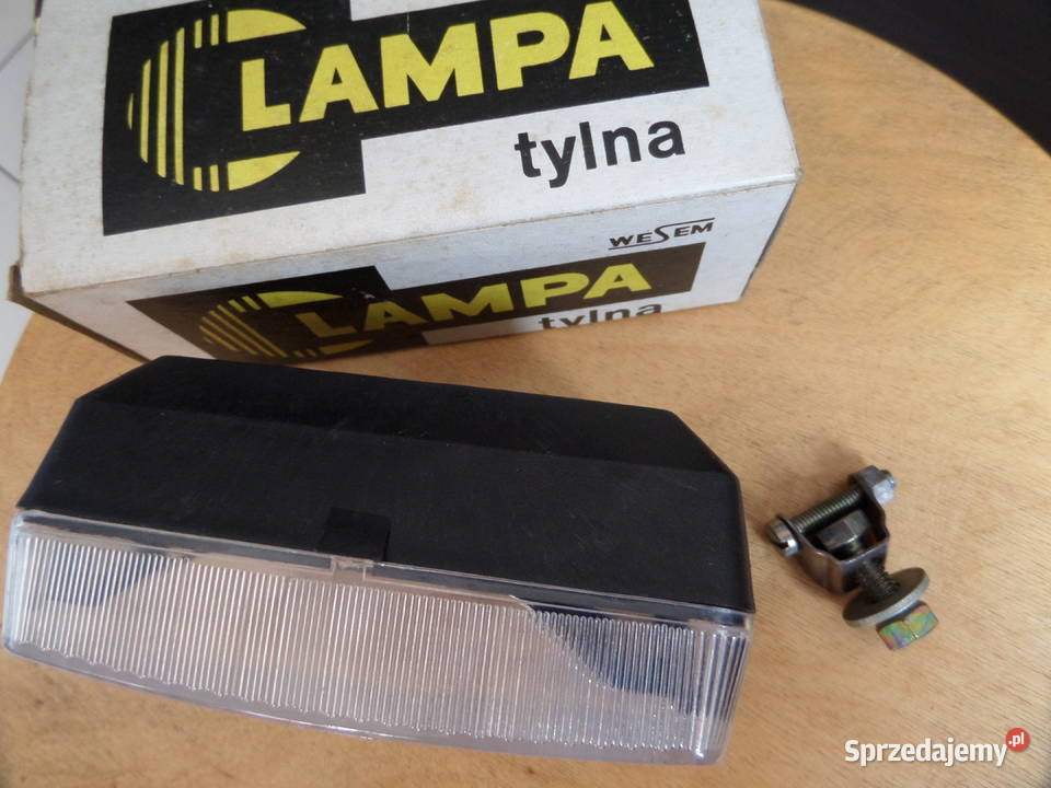Lampa tylna biała Warszawa sprzedam