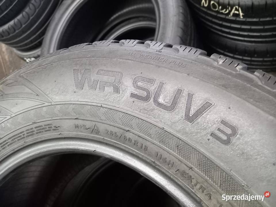 4x Opona używana zimowa 26560R18 NOKIAN 129 podlaskie Zaścianki