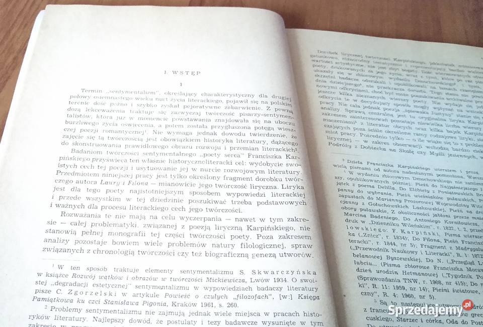 Model liryki sentymentalnej w twórczości F Rok wydania 1964 pomorskie Gdańsk sprzedam