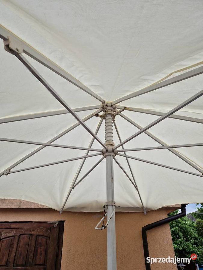 PARASOL OGRODOWY Okrągły 35x 35m SOLIDNY Głogowa