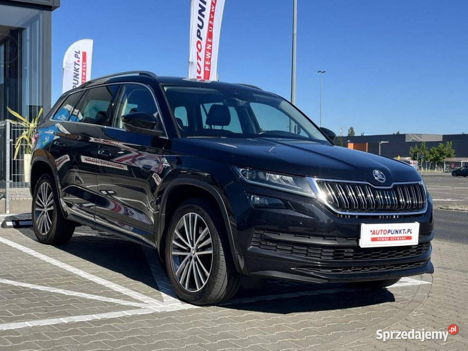 Skoda Kodiaq 2021r 4X4 FV23 Bezwypadkowy Skóry diesel Poznań