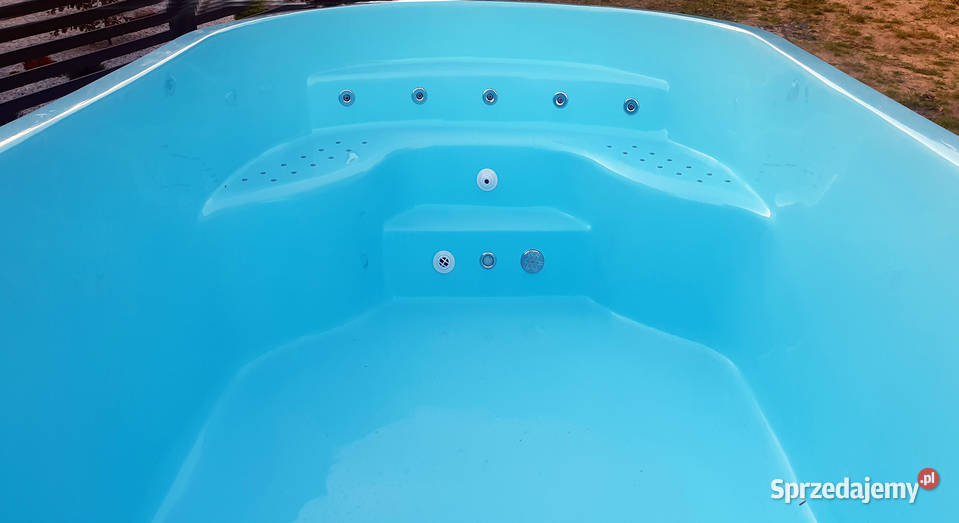 BASEN WOLNOSTOJĄCY 420 JACUZZI Podgrzewany POMPĄ Dom i Ogród Wrocław