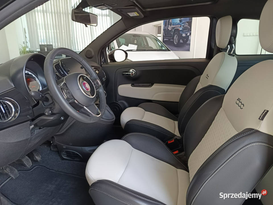 Fiat 500 10 70 Hybrid Dolcevita serwisowany wielofunkcyjna kierownica Nowy Sącz sprzedam