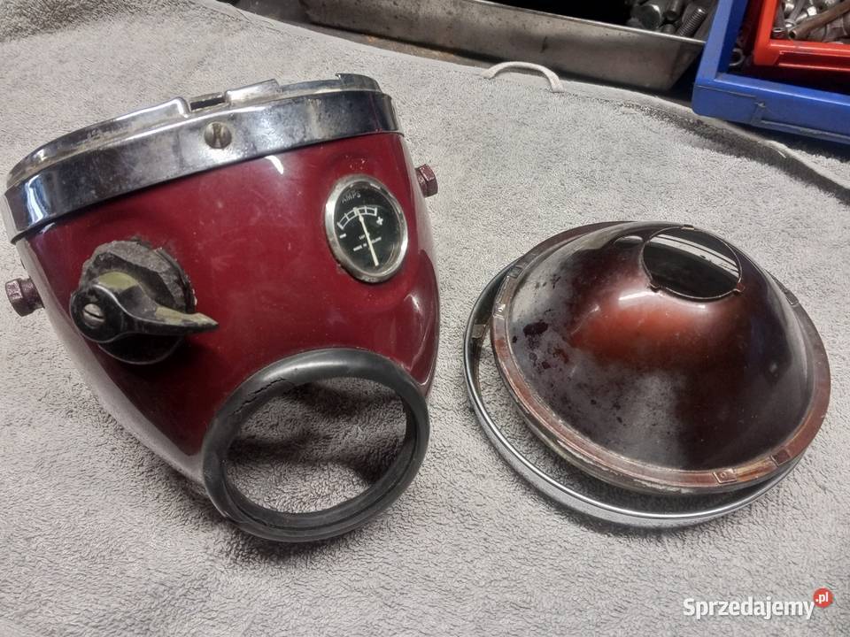 lampa przód AJS 18S notonbsa bmwnsu Lampy tylne Pilawa