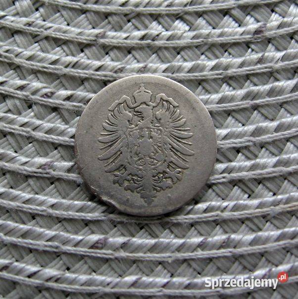 Niemcy 5 Pfennig 1875r A MN Numizmatyka Kalisz