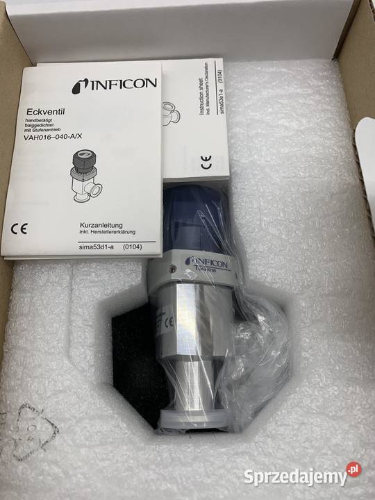 Inficon VAH016A PN 250260 Angle Valve Warszawa