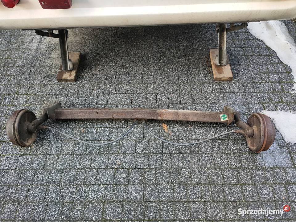 Oś hamowana do przyczepy N126e koła Pilchowice