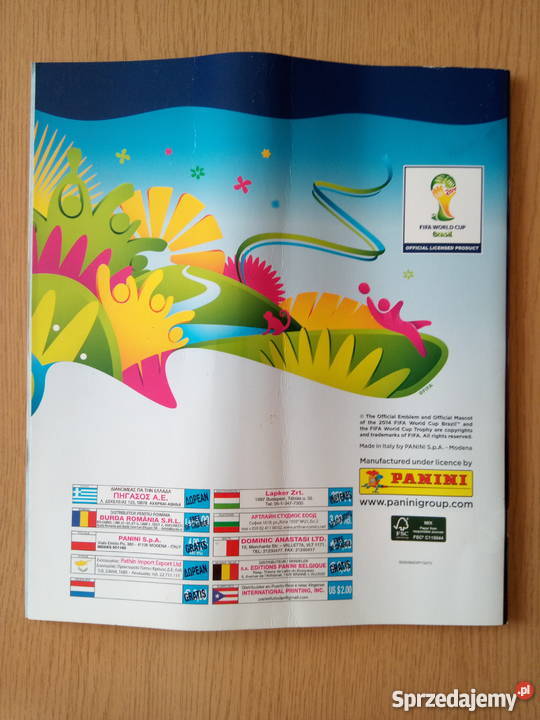 2014 FIFA Worlds Cup Brasil album na mundial miękka Dąbrowa Górnicza