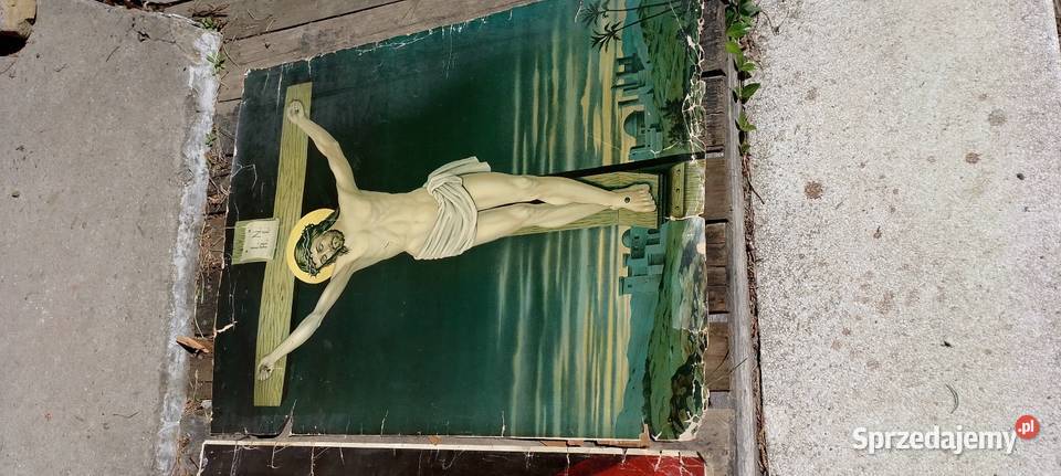 Święte obrazki 3 sztuki bez ram stare zabytkowe Obrazki i obrazy Jarosław