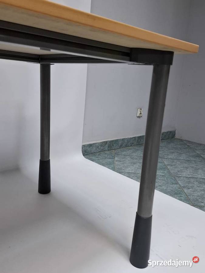 Biurko proste Kinnarps 160x80 buk naturalny dost wielkopolskie Poznań