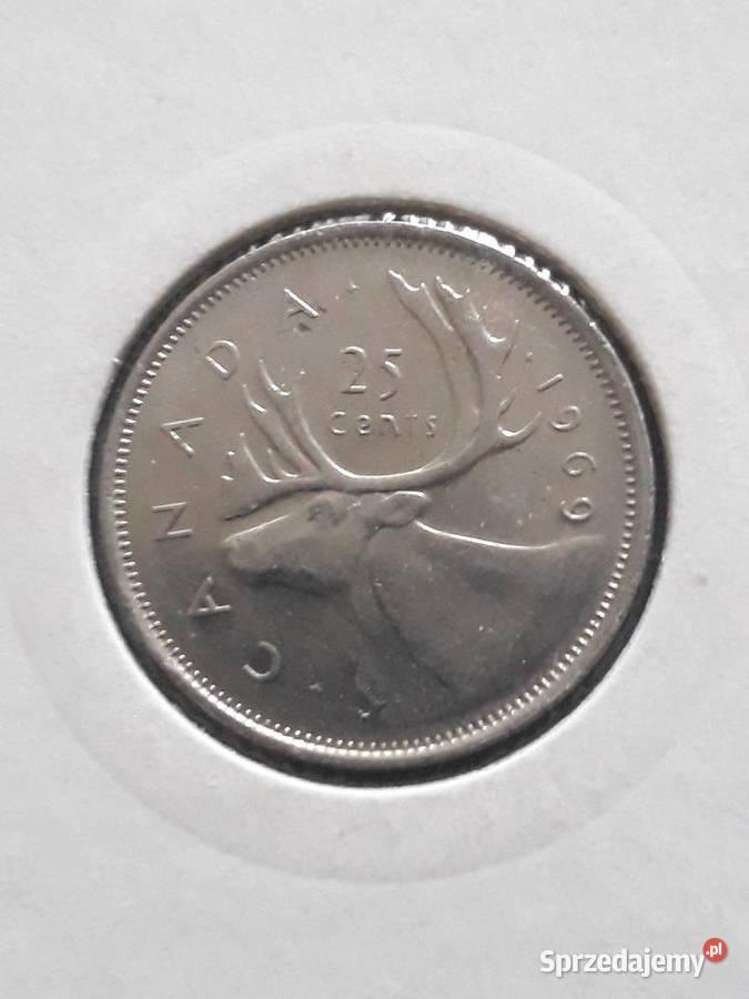 25 Centów Kanada 1969 r Konin