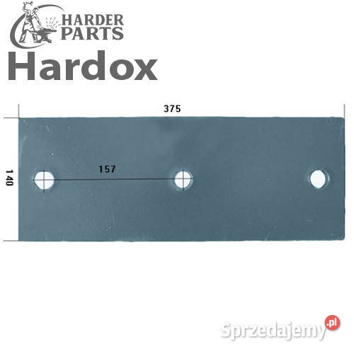 Płoza długa HARDOX 703002S części do pługa VOGEL podlaskie Suwałki