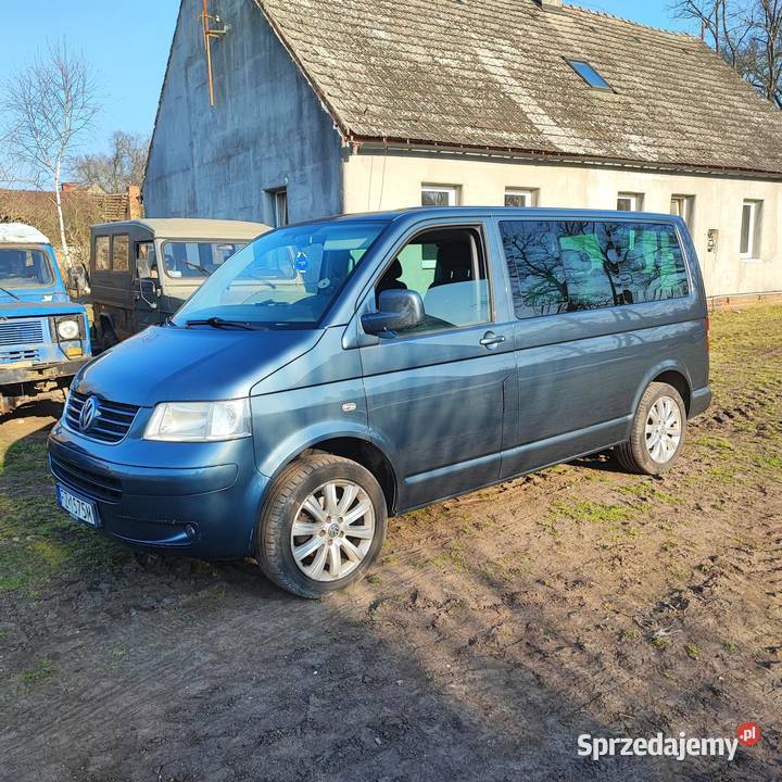 VW T5 19 TDI Caravelle Transporter 8 osobowy Transporter Zielona Góra sprzedam