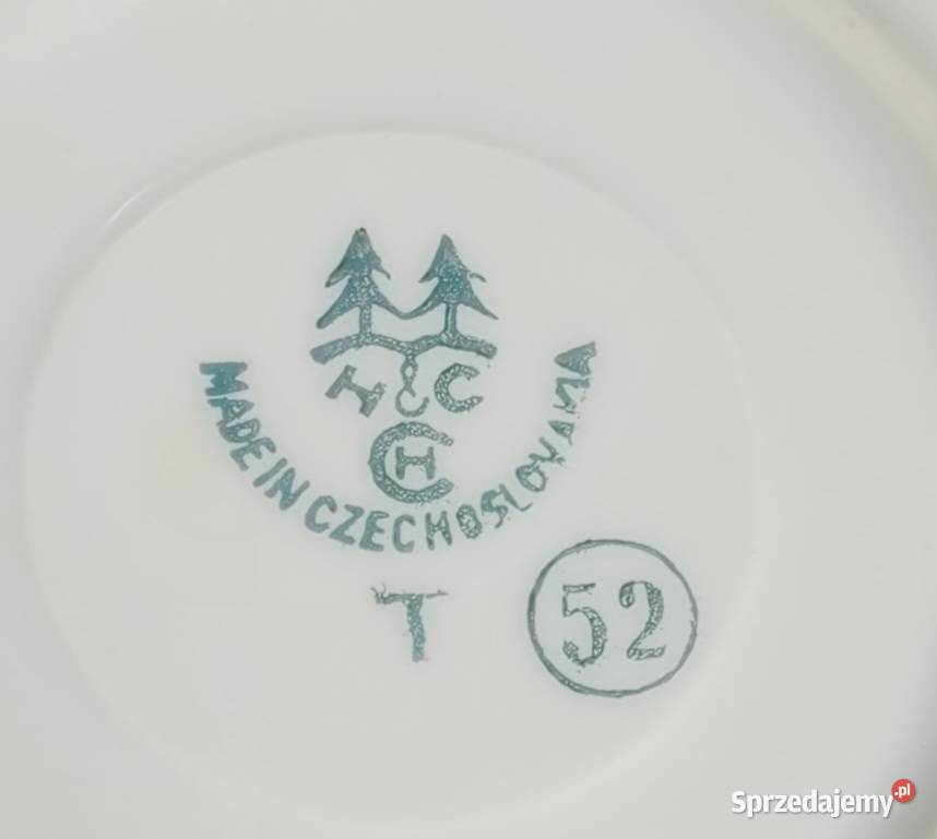 Zestaw kawowo herbaciany HC Czechosłowacja Trąbki Wielkie