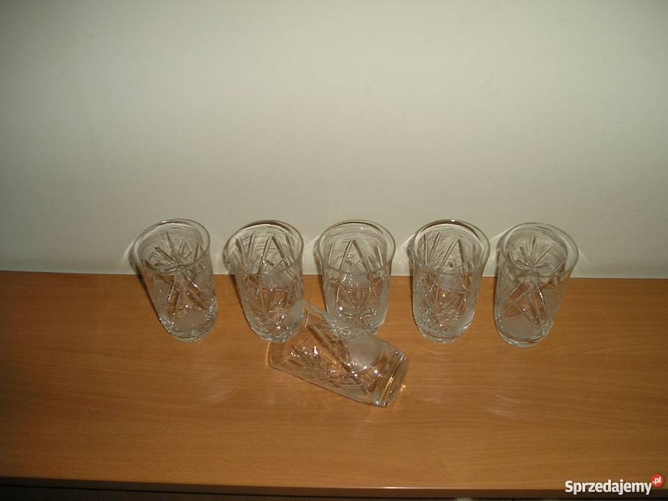 kryształ literatki 6 kieliszki 6 Akcesoria kuchenne pomorskie