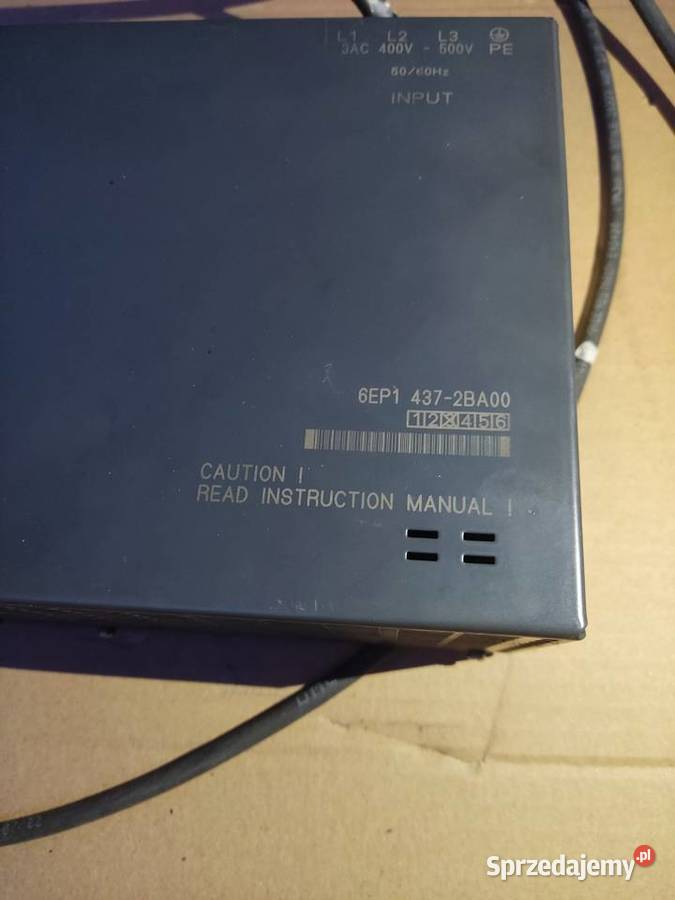 Zasilacz siemens Instalacje wielkopolskie Kotlin sprzedam