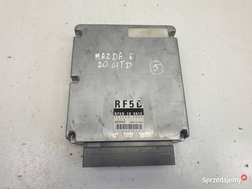 Mazda 6 20 CITD KOMPUTER SILNIKA 2758006035