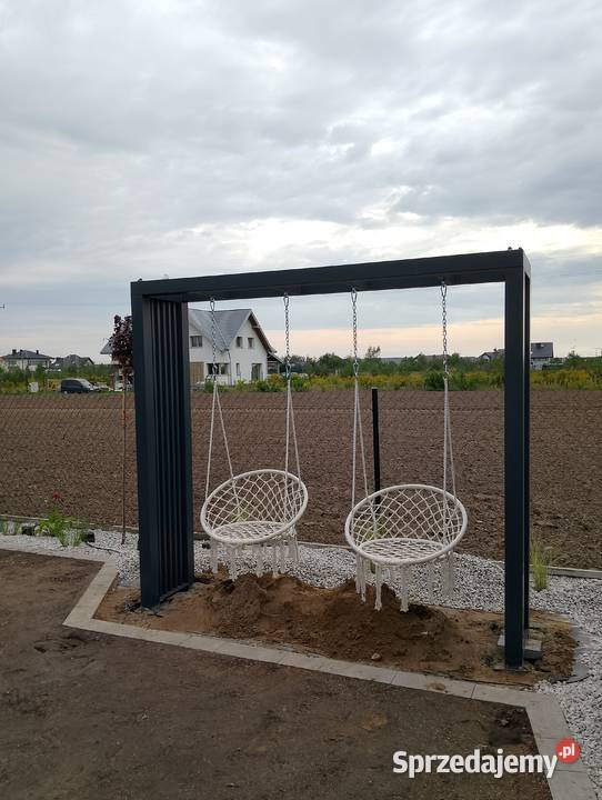 Nowoczesna huśtawka ogrodowa Warszawa