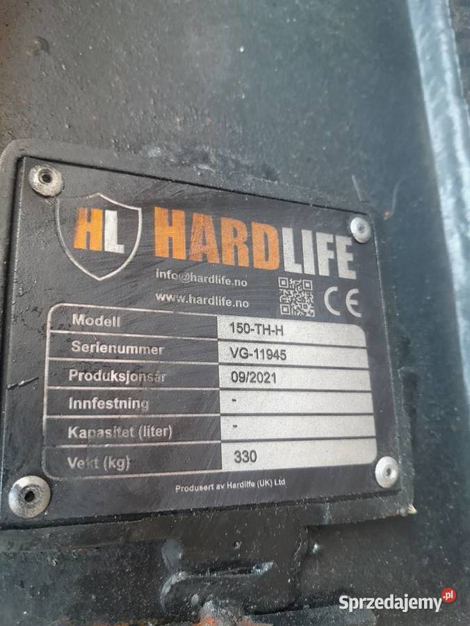 NOWY Hard Life kciuk chwytający hydrauliczny Pozostałe Maków Podhalański