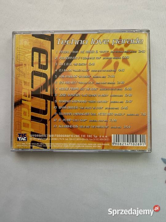 Techno Love Parade part 1plyta CD Lublin