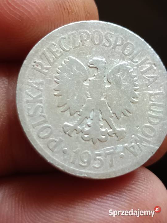 Sprzedam 50 groszy 1957 skretka lekka bvm Chełm