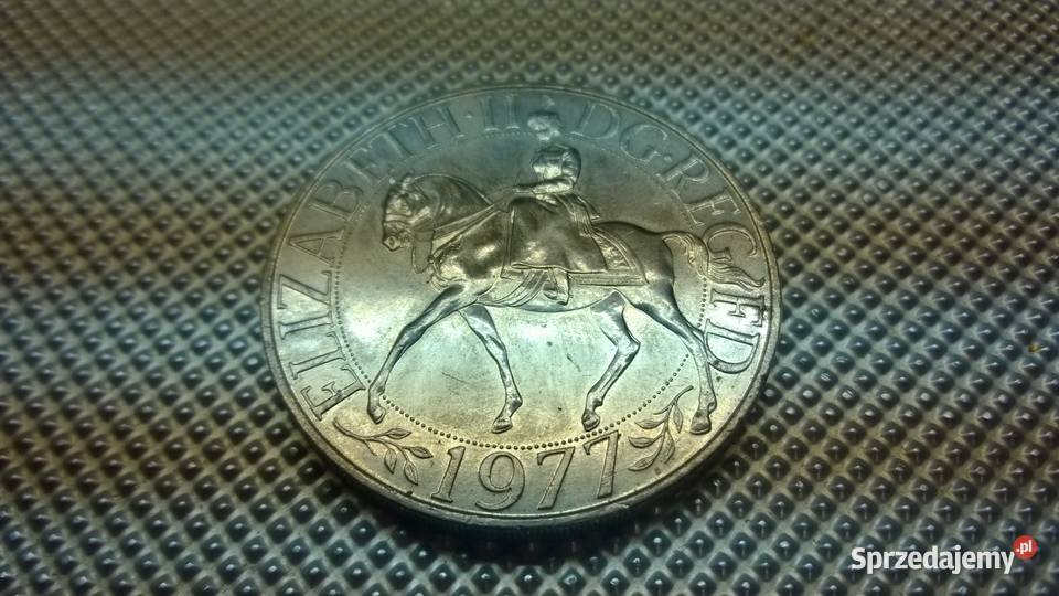 MONETA Wielka Brytania 25 pensów 1977 036 mazowieckie Warszawa
