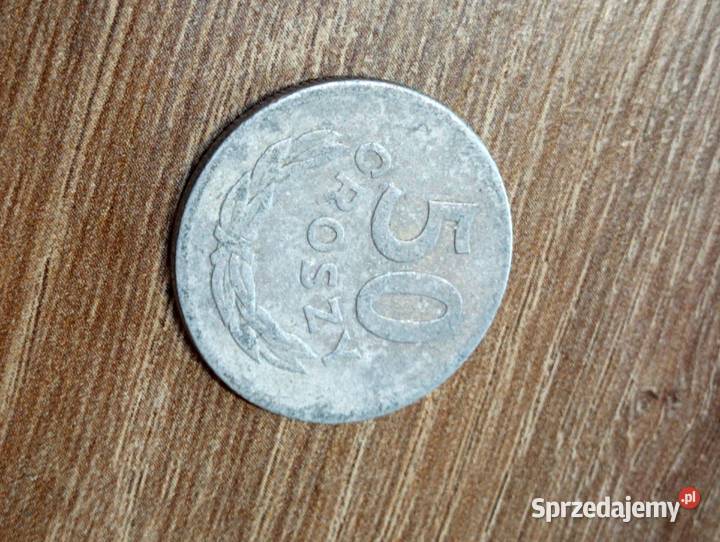 Sprzedam drugie 50 gr 1957 r bzm Chełm sprzedam