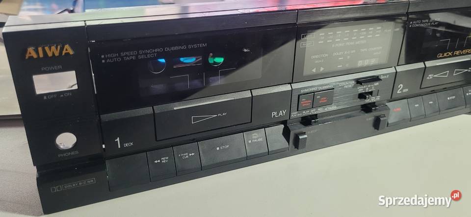 AIWA AD WX707 magnetofon panel części Jasło