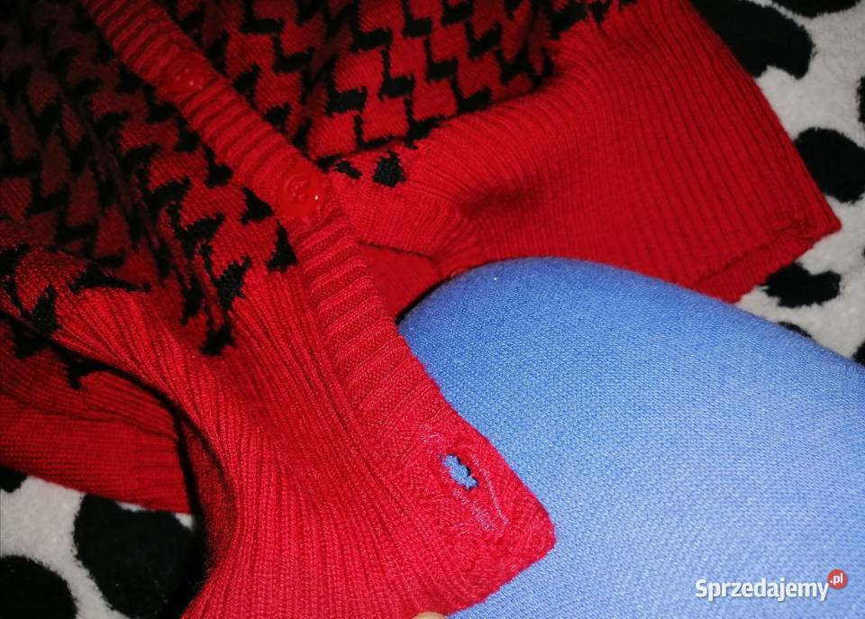 sweter rozpinany na guziki sweterek kardigan wielkopolskie sprzedam
