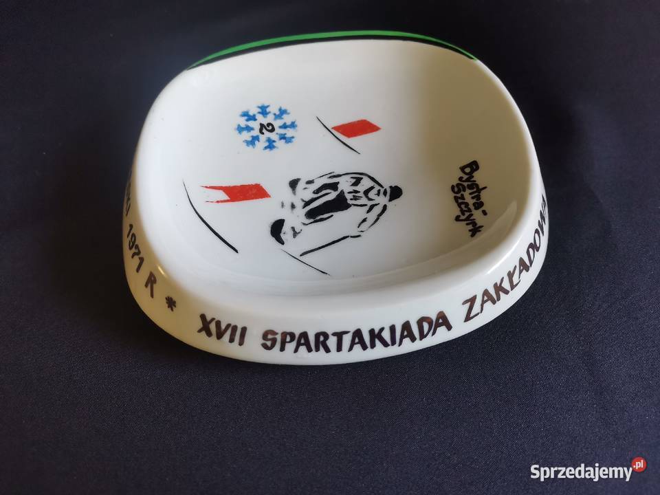 Stara popielniczka porcelana Bogucice KWK Antyki, Sztuka, Kolekcje Siemianowice Śląskie